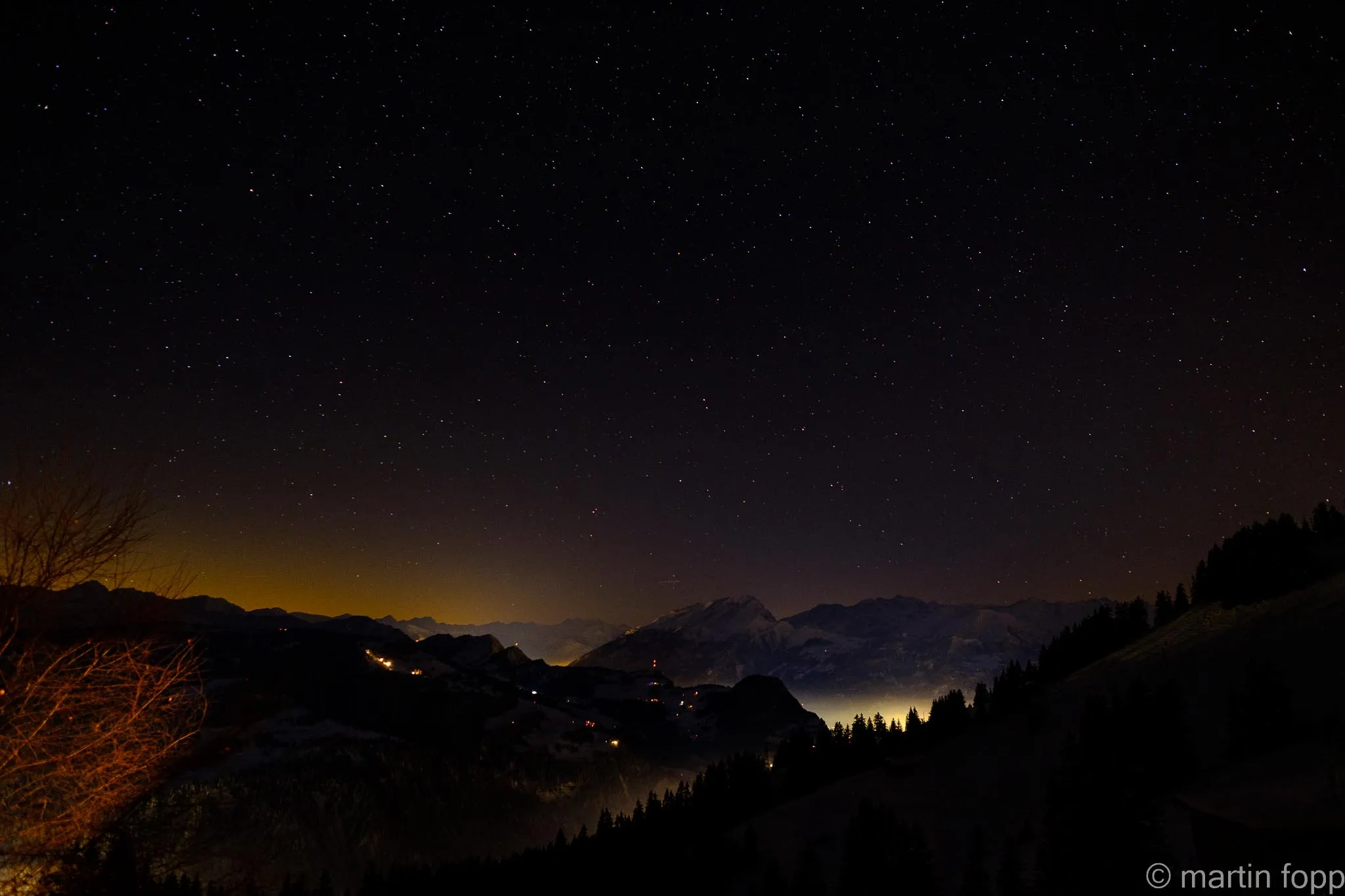 Sternenhimmel über Prättigau und Churer Rheintal featured image