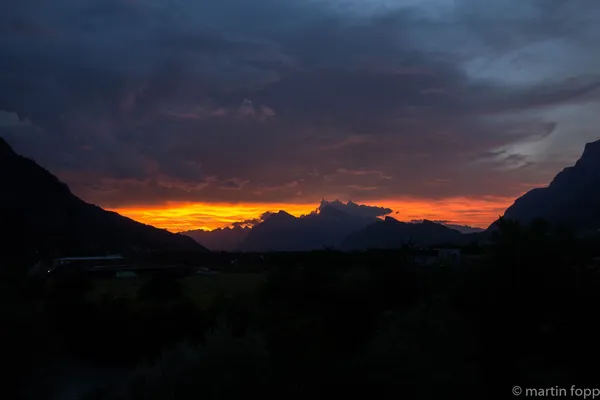 04 Sonnenuntergang über den Churfirsten
