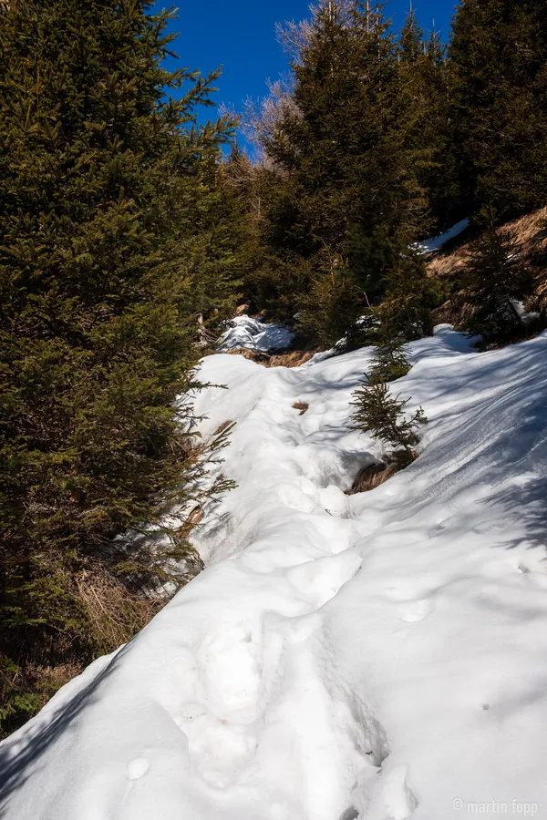 06 Teilstück mit Schnee