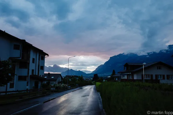 07 düsteres Abendrot im Rheintal