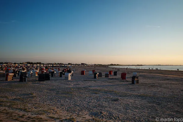 16 Abendlicht an der Nordsee bei Bensersiel