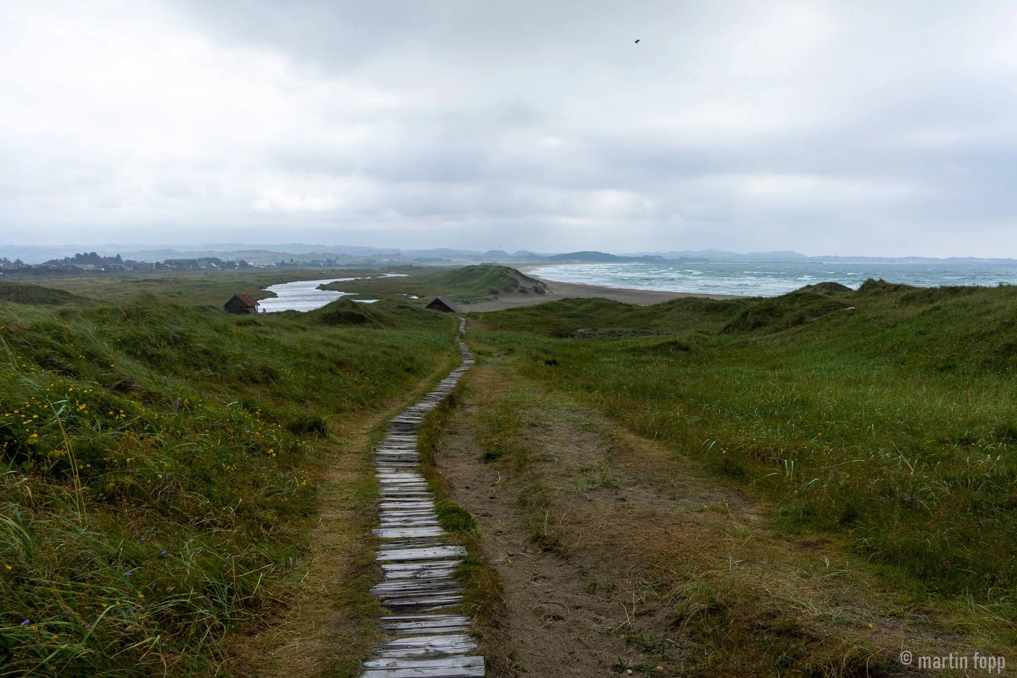 Strand direkt neben dem Campingplatz in Brusand