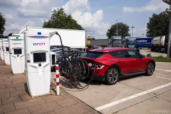 19 kurze Pause auf der Heimfahrt