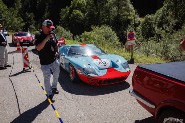 32 Am Start des arosa classic in Langwies