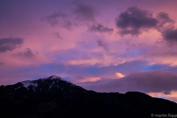 32 pinker Sonnenuntergang