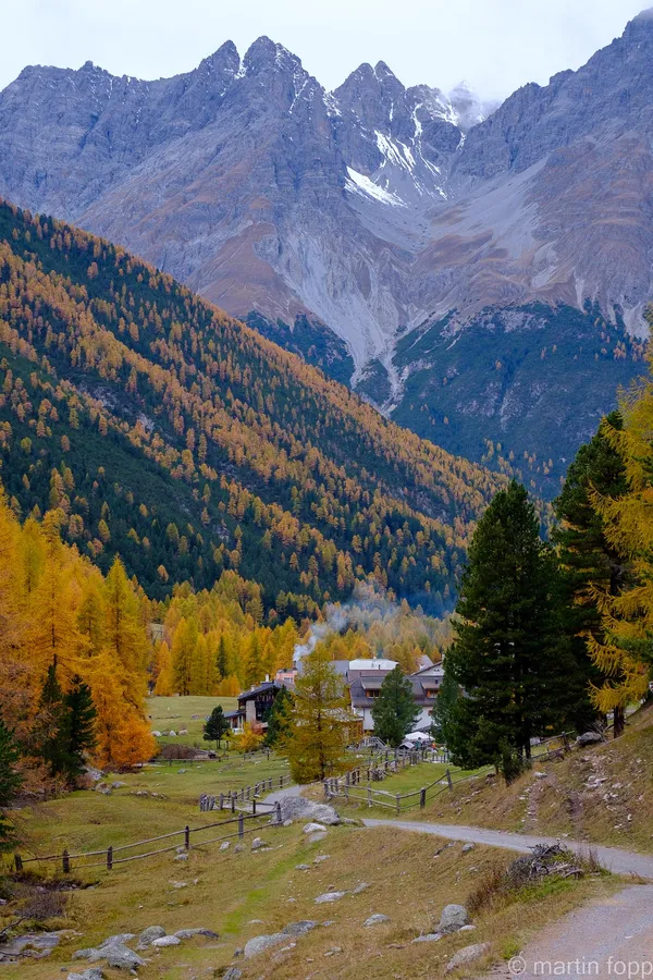 35 nicht in Kanada sondern herbstliches Engadin