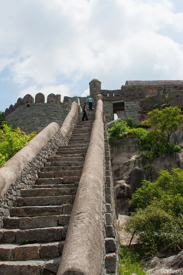 39 Fort Gingee - Schlusstreppe