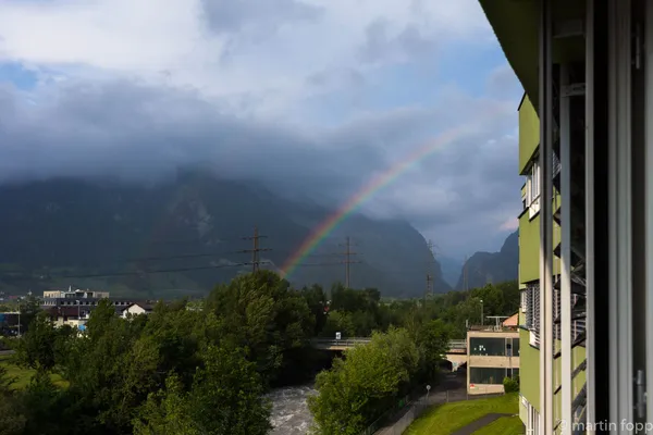 45 Regenbogen über der Landquart