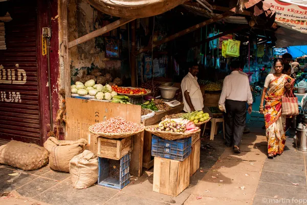 46 Pondicherry - Markt