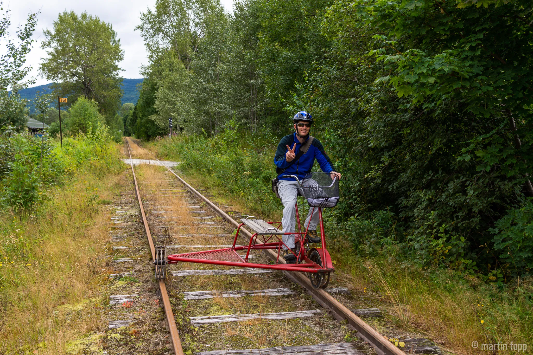 Ausflug mit einer Draisine
