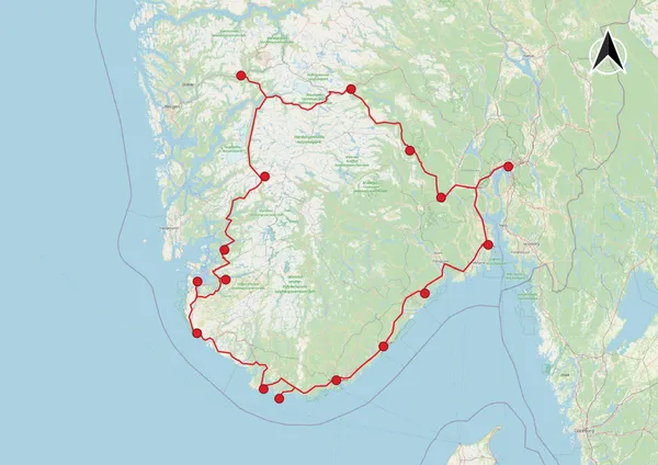 59 Übersichtskarte der Route